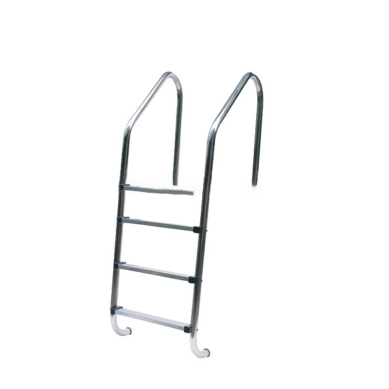 OEM Stainless steel  4 step pool ladder for above-ground and in-ground swimming pool