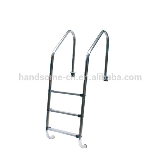 OEM Stainless steel  4 step pool ladder for above-ground and in-ground swimming pool