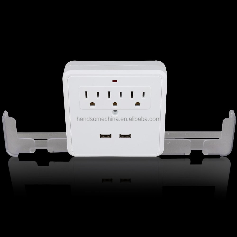 Surge Protector mobile phone USB Charging Port Wall Tap