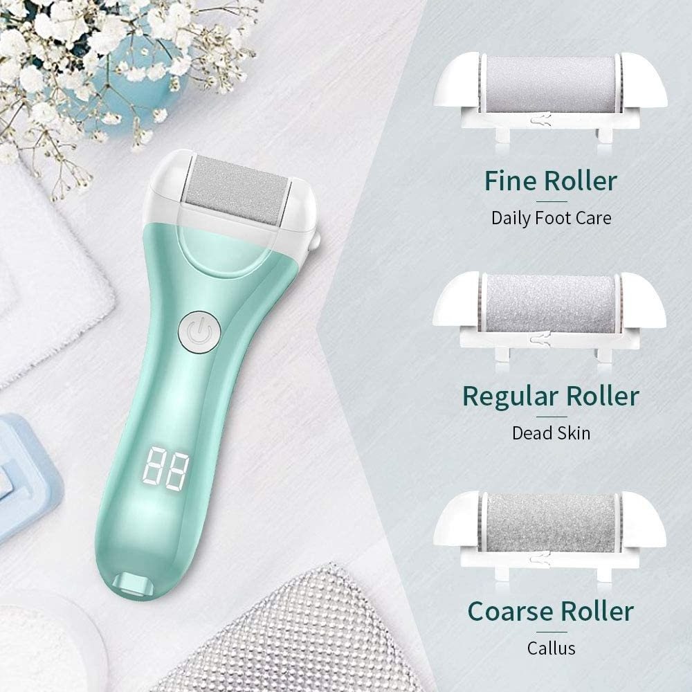 Top sale beauty electric lcd callus remover Electric Pedicure Tools Foot Care Tool Pedicure Smooth Machine Callus Foot file