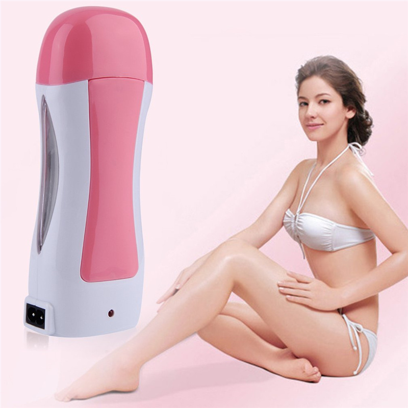 Paraffin Roller Epilator Wax Heater Machine Set Hair Removal Depilatory Strips Roll on Waxing Warmer Kit Cartridge Sticks Paper