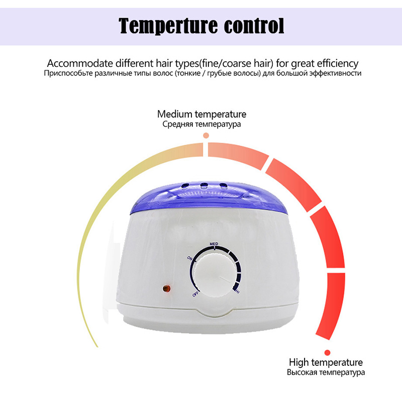 Hot Selling 500Cc Mini Wax Warmer Heater Electric Wax Heater Hair Removal Portable Wax Machine Pot Temperature Control