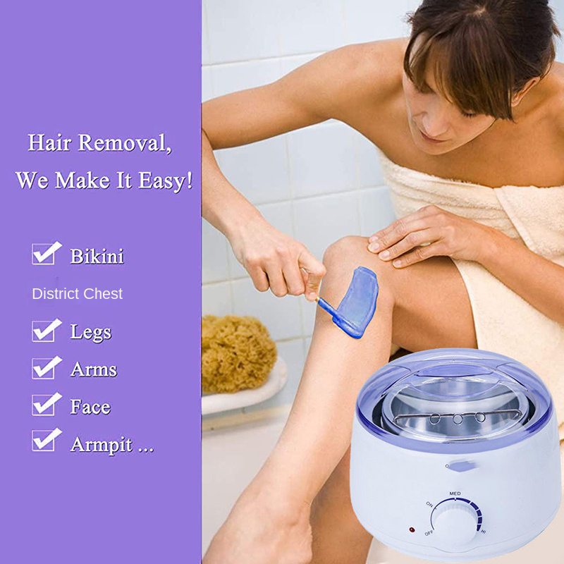 Hot Selling 500Cc Mini Wax Warmer Heater Electric Wax Heater Hair Removal Portable Wax Machine Pot Temperature Control