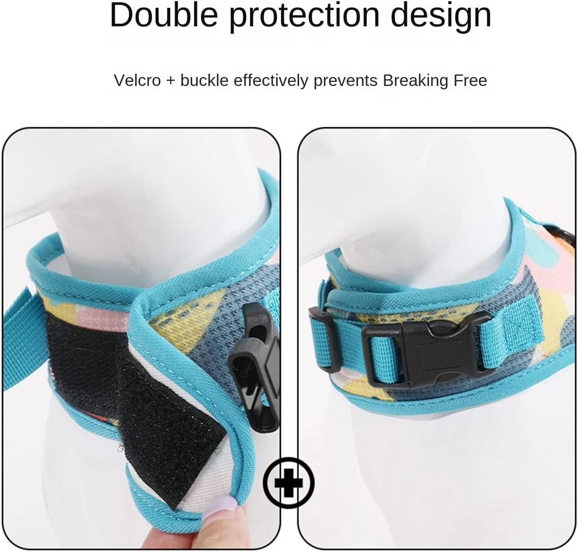 Pet leash vest type reflective explosion-proof dog leash pet carrier