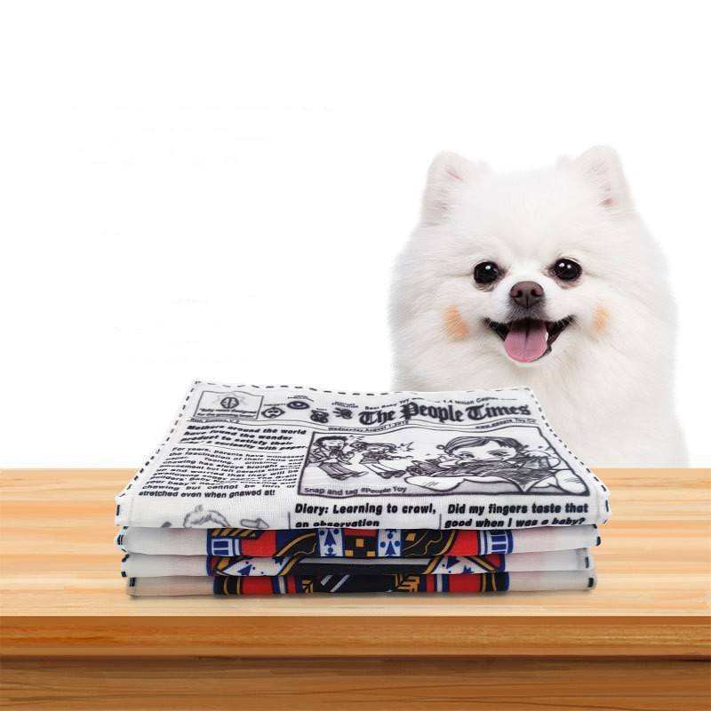 Simulated newspaper playing cards pet sounding toy dog anti-biting teeth interactive pet chewing toy