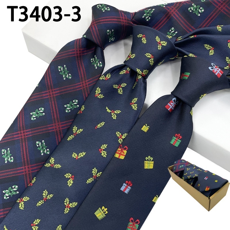 Manufacturer wholesale cheap gravatas no atacado sourcing agent in china neckties corbata divertida de navidad christmas tie