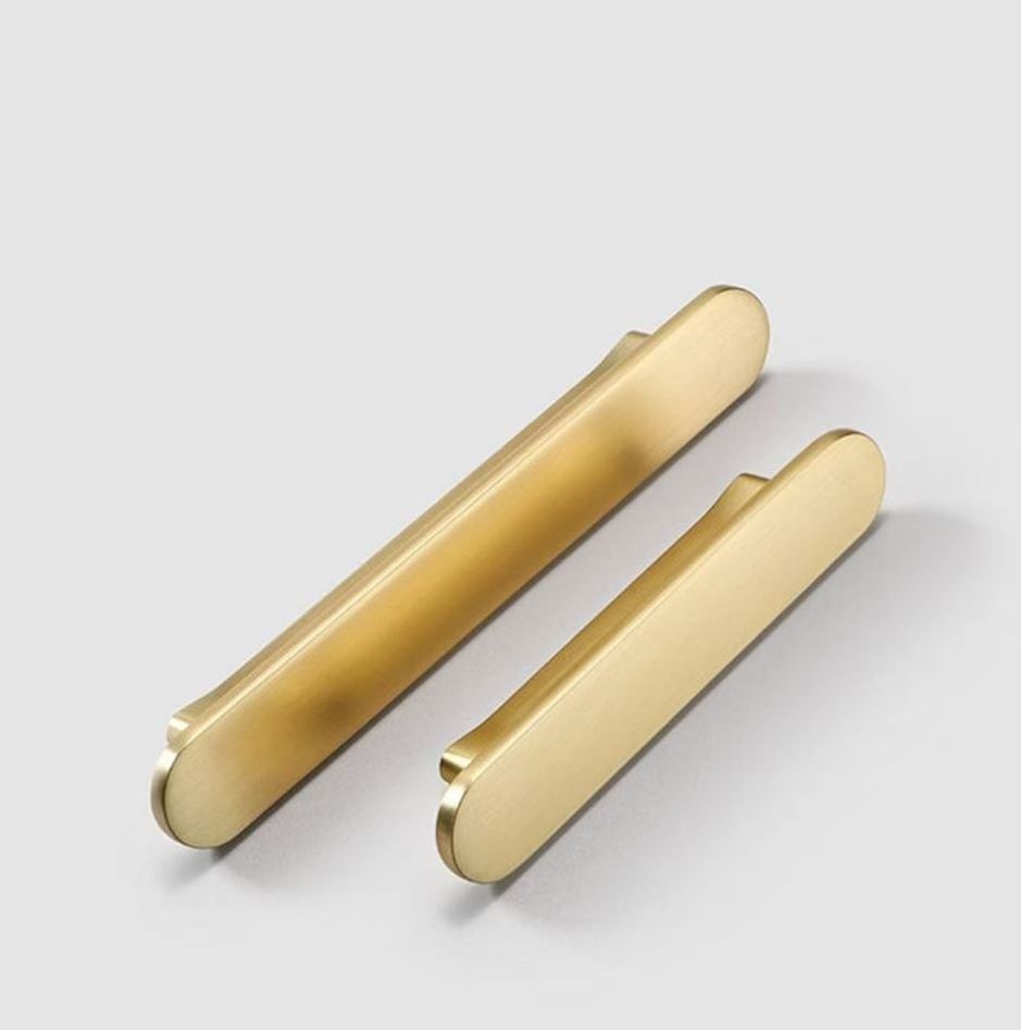 New gold brass cabinet handle modern pull knobs for home kitchen office furniture hardware door drawer wardrobe cabinet handle