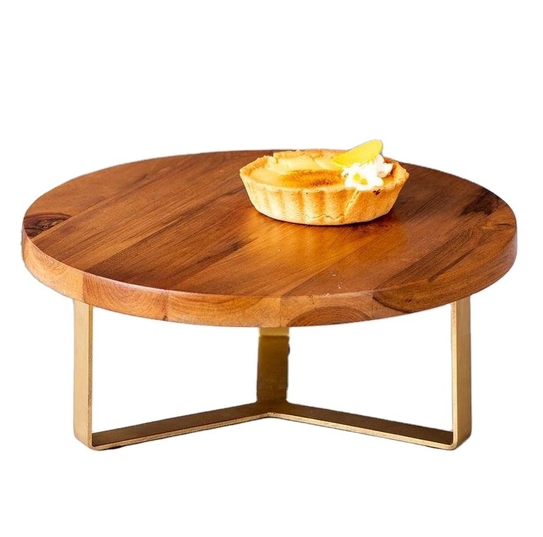 Teak wood Cake Stand For Usage Wedding Home Hotel Restaurant Party Bulk Quantity Export High Quality Direct Factory Selling 2023