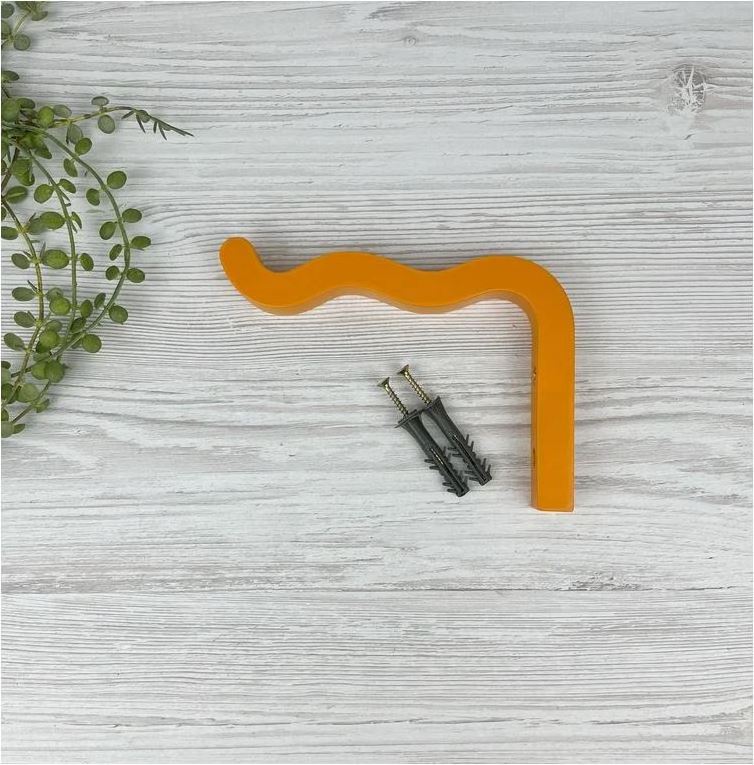 Bright wavy plant hook wiggle wall hook for planters modern bulk quantity for kitchen bathroom home office wall decor wholesale