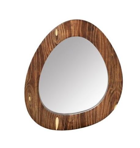 Wooden Wall Mirror With Brass Inlay Stick On Wall Lighting full length dressing carved wood reproduction cheap frameless mirror