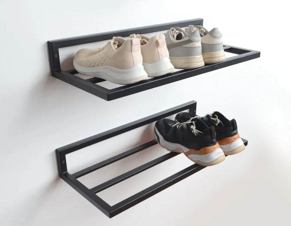 Entryway set closet shoe shelf organizer Industrial custom shoe storage Unique New modern wood shoe storage rack for home indoor