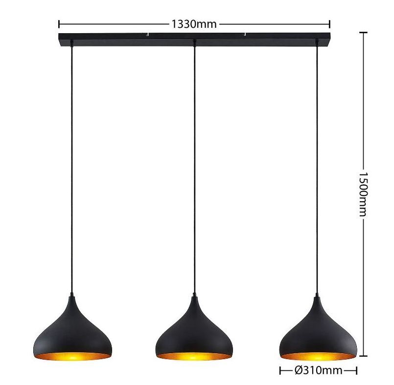 Pendant indoor light three bulb for Wedding Home decorative Hotel Restaurant office High Quality made in india wholesale 2023