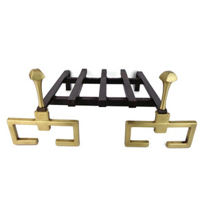 New best designing iron andirons custom for storage holder backyard household outdoor fireplace firewood rack log holder bracket