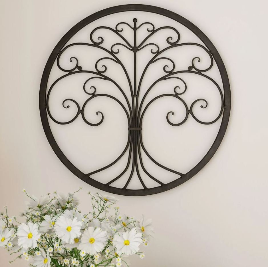 Iron tree of life wall hanging art decor for home hotel restaurant office living room wall hanging arts house warming decorative