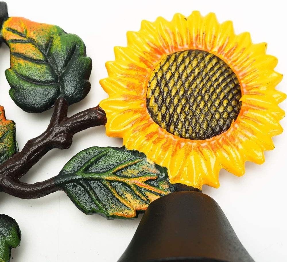 New Sun Flower Metal Door Bell wholesale For Outdoor Decor Farmhouse Garden Decoration Made in india Bulk quantity Hot selling