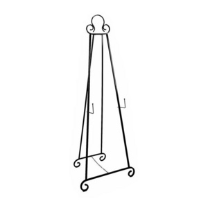 Popular display easel stand metal tripod adjustable freestanding for home office school floor and tabletop decor picture holder