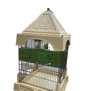 Victorian Style Bird Cage Hanging  High Wide  Square Ornate Vintage Decorative Antique Bird Cage Music Box decorative plant hold