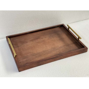 Wood Tray Handle For Usage Hotel Room Restaurant Super Market Wedding Bulk Quantity Hot Selling Export Quality Made in India