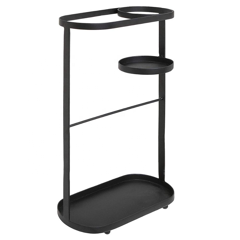 Personalized Umbrella Stand Wrought Iron Solid Metal Storage Rack Big Stand Made in India Export Quality Bulk Quantity Wholesale