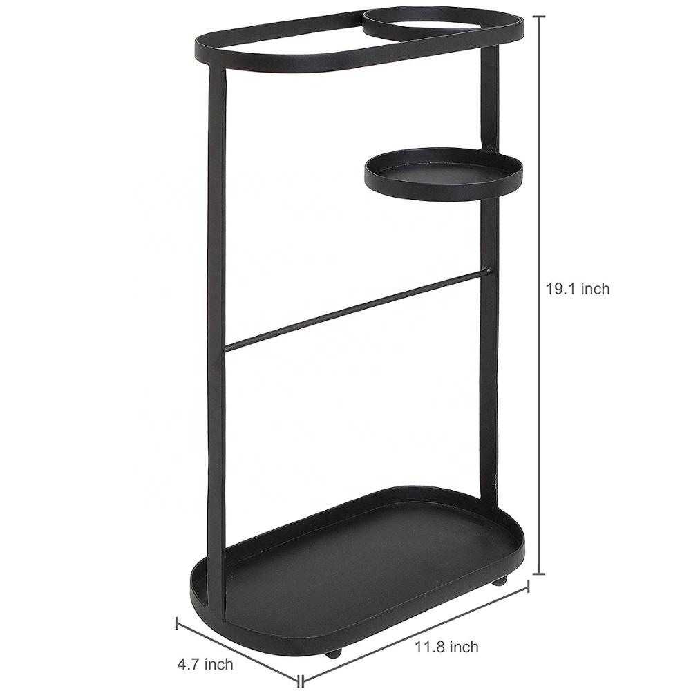 Personalized Umbrella Stand Wrought Iron Solid Metal Storage Rack Big Stand Made in India Export Quality Bulk Quantity Wholesale