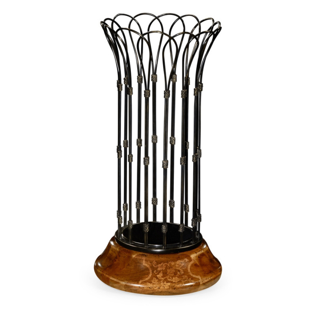 Umbrella Stand Wrought Iron Solid Metal Storage Rack Big Stand Made in India Export Quality Bulk Quantity Hot Selling Rainy 2023