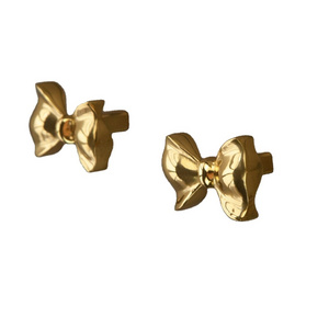 Bow shape brass knob pull cabinet drawer for home dresser door cabinet furniture decorative kitchen wardrobe handle knobs 2024