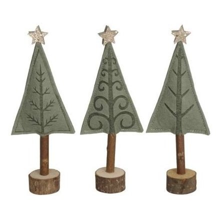 Star cone tree silver & grey with wooden base Christmas decoration for home party hanging decor new year Xmas party wholesale