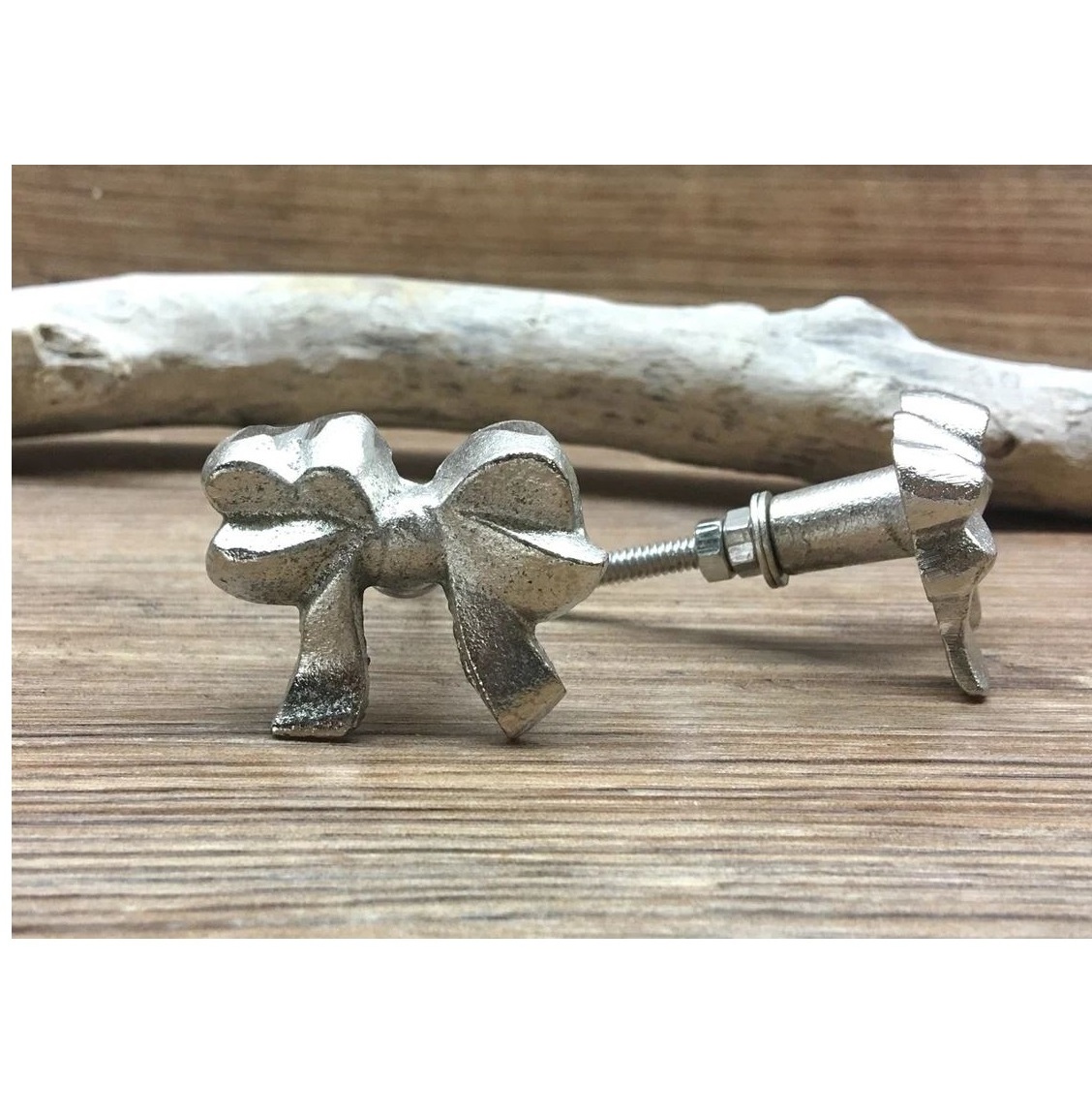 Silver metal bow fancy knob pull cabinet drawer for home dresser door cabinet furniture decorative kitchen wardrobe handle knobs