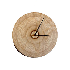 Modern wood wall clock wooden clock for unique abstract Oversized wall watch Modern Metal Unique Valentines Day Gift watches