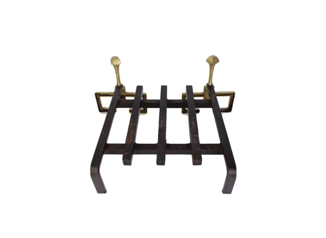 New best designing iron andirons custom for storage holder backyard household outdoor fireplace firewood rack log holder bracket