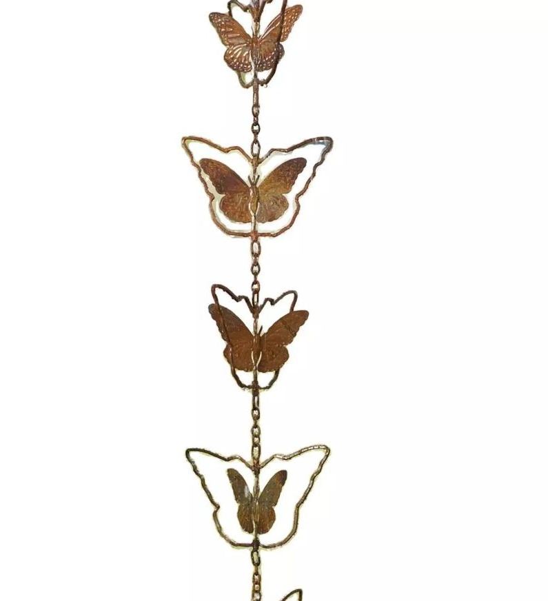 Butterfly Rain Chain hanging  outdoor decorative for house garden decoration new best quality bulk quantity made in india  2023