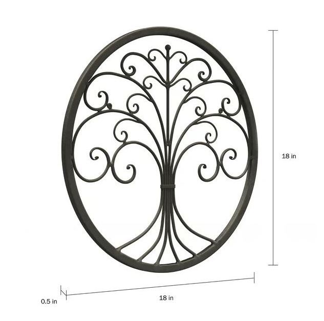 Iron tree of life wall hanging art decor for home hotel restaurant office living room wall hanging arts house warming decorative