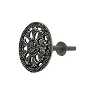 Home furniture floral knobs pull cabinet drawer for home dresser door cabinet furniture decorative kitchen wardrobe handle knob