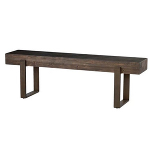 Iron and solid wood bench unique indoor and outdoor furniture for home living room outdoor garden storage bench made in India