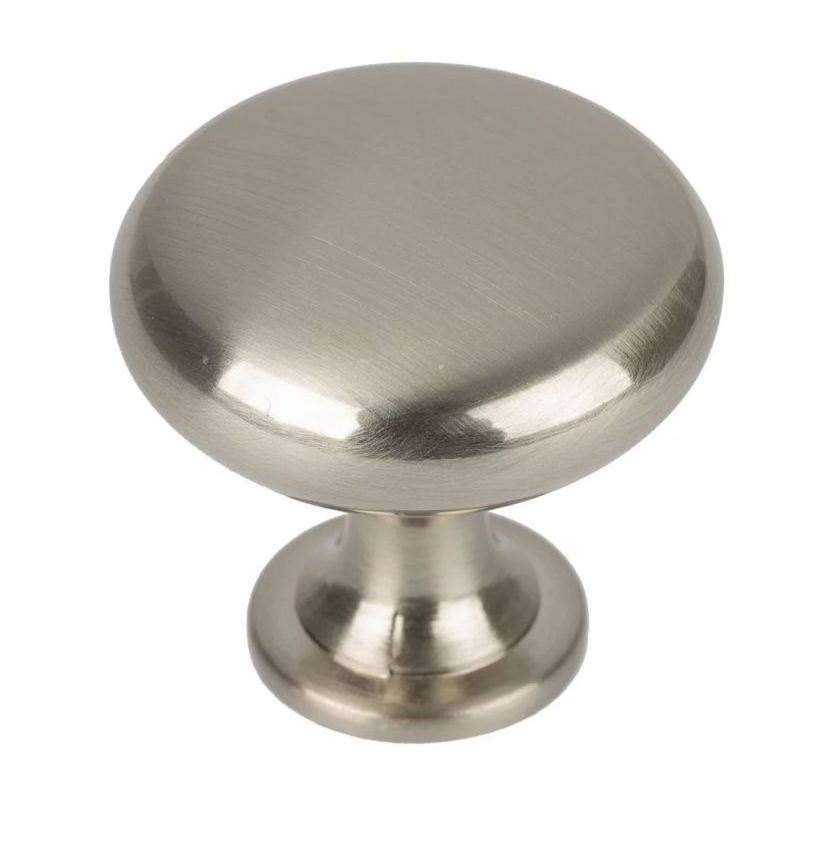 Premium Round knob satin nickel New Design Modern Knobs Kitchen Floral Antique Dresser Door Cabinet Handmade Decorative Best