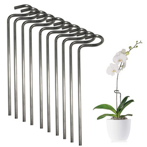 Stainless steel plant stakes home garden decor for plants growth and climbing stakes garden plant support sticks made in india