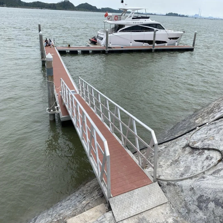 Marine Grade Floating Dock Gangway Aluminum Access Bridge Used for Ferry and Quay