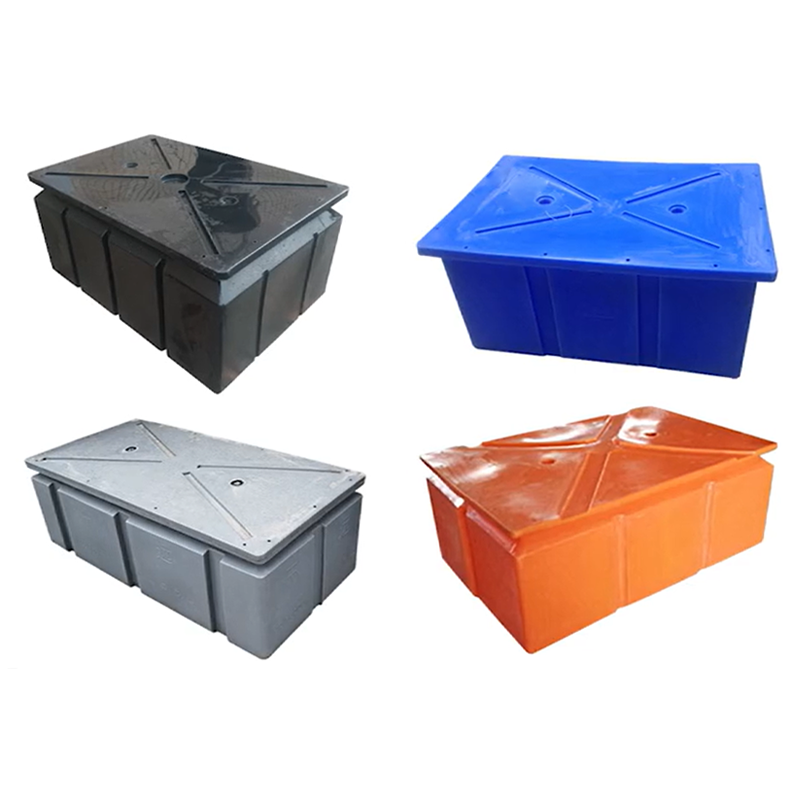 Marine Various Sizes and Color Polyethylene Pontoon PE Modular Floater Box Wholesale