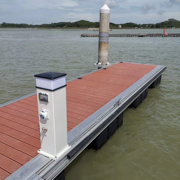 Aluminum Alloy Dock Floating Pontoon Wharf Marina Floating Pier Dock Jetty System