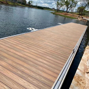 Floating Pier Kits Cost Hot Sale Aluminum Frame Wooden Floor Docks