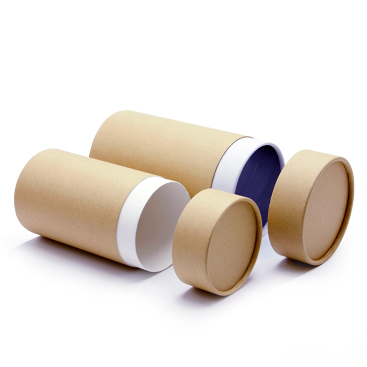 Custom Clothes Paper Packaging Tube T-Shirt Eco Cardboard Round Box For Clothing Packaging