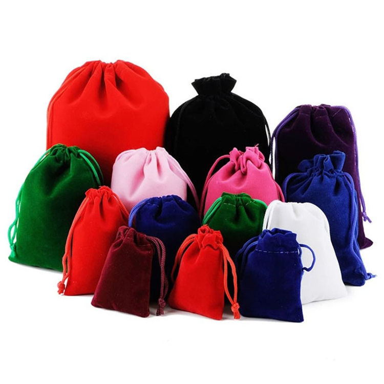 Custom Logo Velvet Pouches Velvet Bags For Hair Dryer