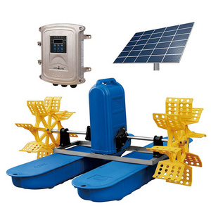 Handuro 110V 1500W Solar Powered Paddle Wheel Aerator With Battery