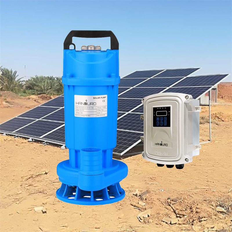 Non Clogging Vertical 1 Hp 6 Inch Solar Submersible Sewage Suction Water Pump Pumps Pumping Machine For Dirty Water