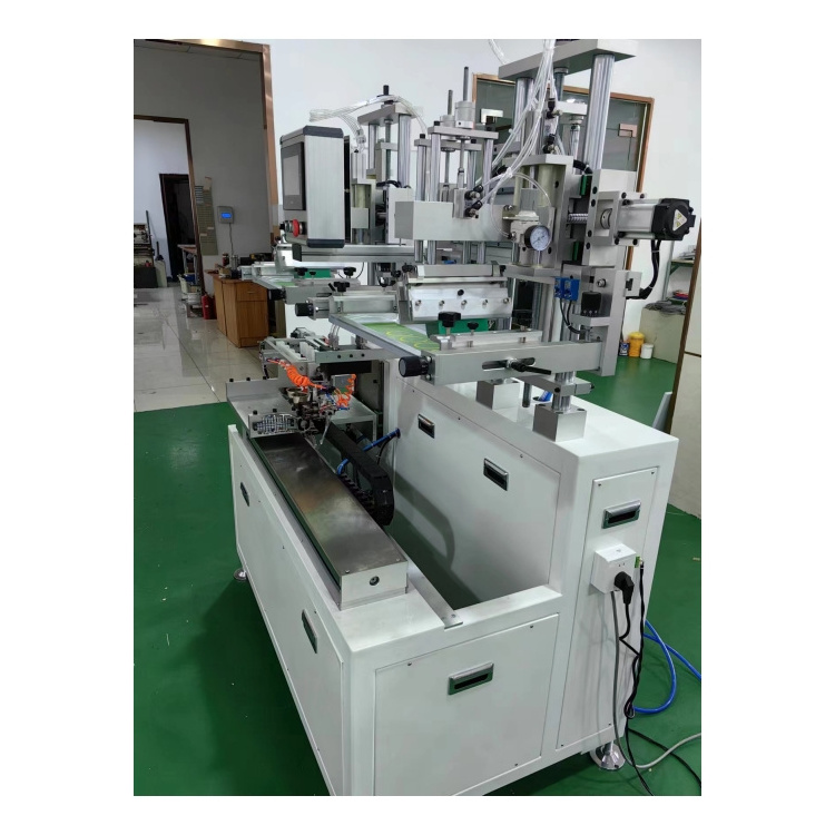 Automatic 2 colors glass wine bottle LED UV screen printing machine