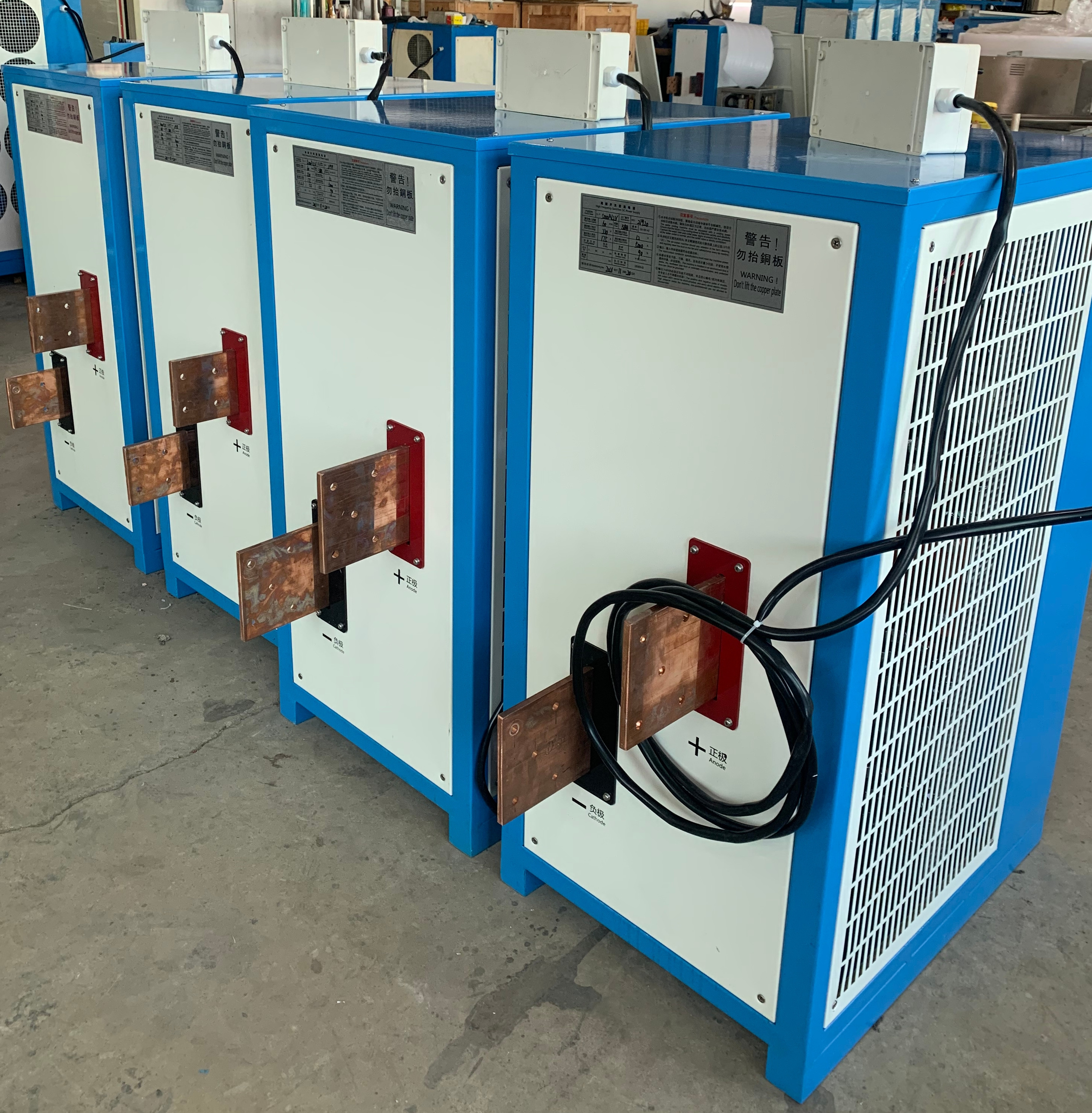 HN 4000A 5000A air cooling type auto reverse igbt electroplating rectifier for zinc copper nickel chrome plating line