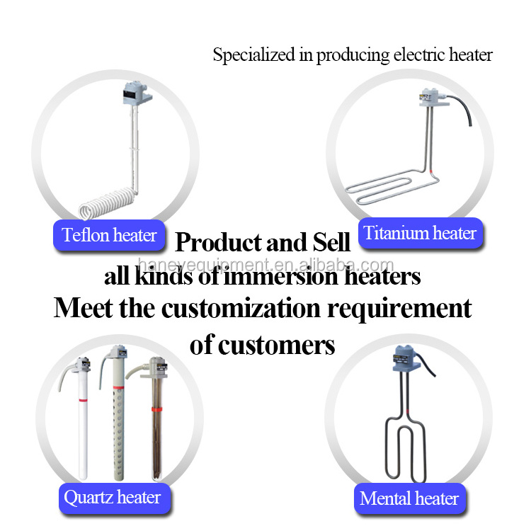 Immersion Heating Element Customized High Quality quartz tube waterproof electric immersion bath water heater rod