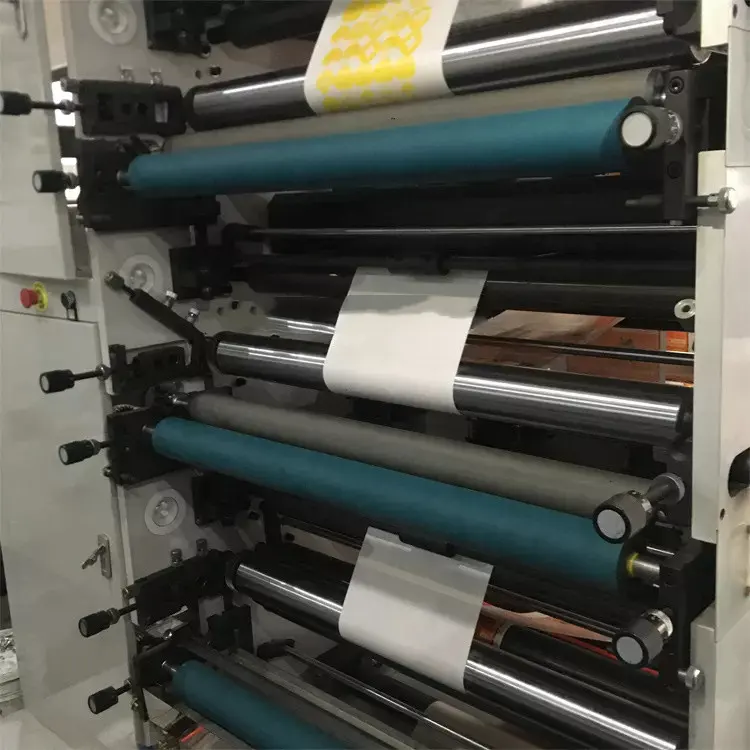 Label Paper Roll To Roll Flexo Printing Machine Automatic Paper Bag Making Machine With Printing