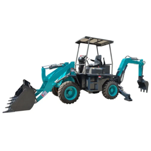 Chinese 2.5 Ton Compact Tractor With Loader And Backhoe 4X4 Mini Backhoe Excavator Loader Backhoe Loader