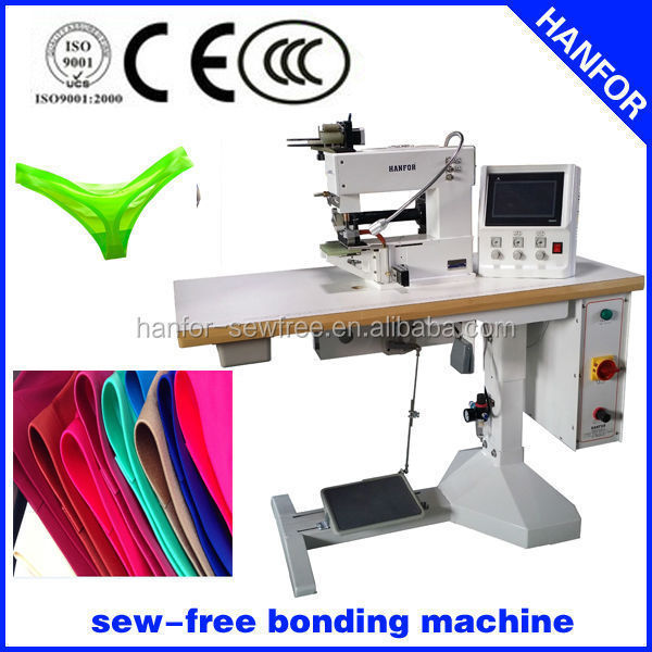 seamless lingerie poloe supp T shirt  folding machine sewfree bonding machine factory sale